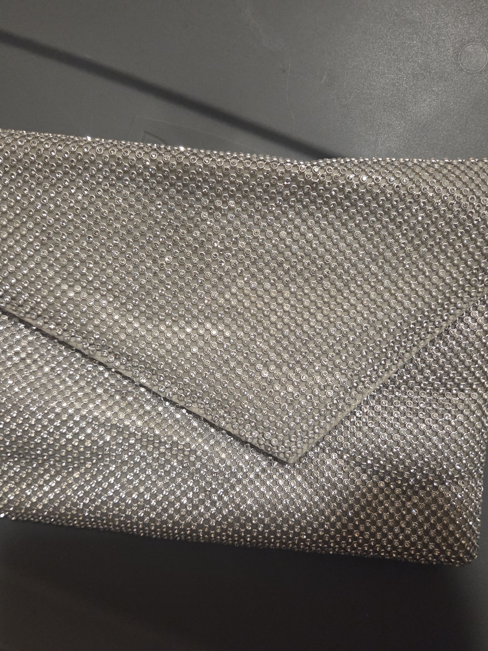 Sparkle Soft Envelope Clutch - Silver Women Accessories